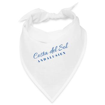 Costa del sol Andalusien - Bandana - Weiß - Vorne
