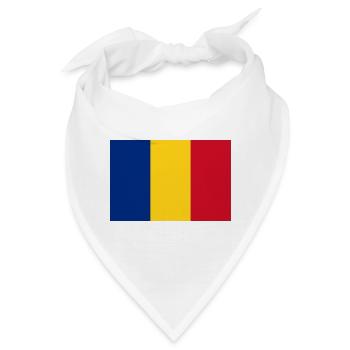 FLAGGE VON RUMÄNIEN - Bandana - Weiß - Vorne