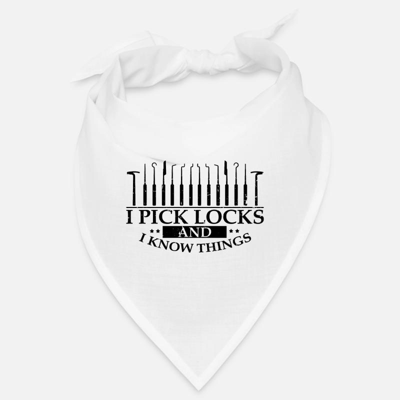 Conceptions de service de déverrouillage Lockpicking Lock Picking Bandana