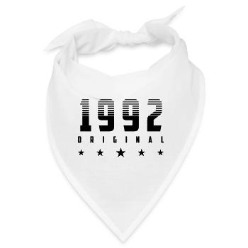 Original 1992 Geburtsjahr | Farbe änderbar | - Bandana - Weiß - Vorne