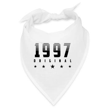 Original 1997 Geburtsjahr | Farbe änderbar | - Bandana - Weiß - Vorne