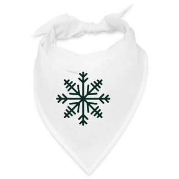 Schneeflocke - Bandana - Weiß - Vorne