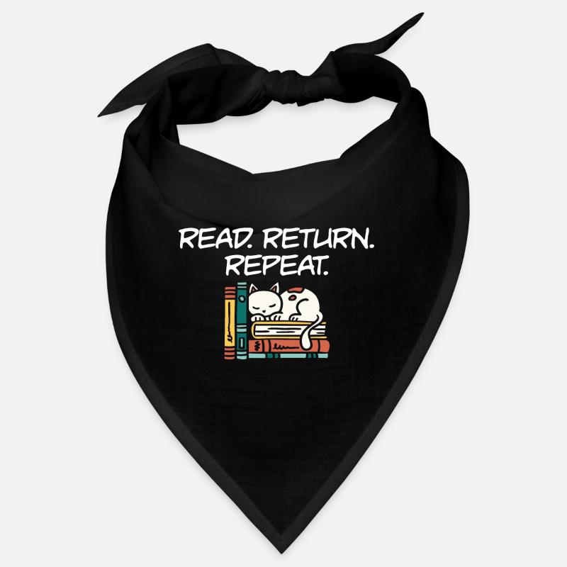 Library Worker Librarian Read Return Repeat Book Bandana