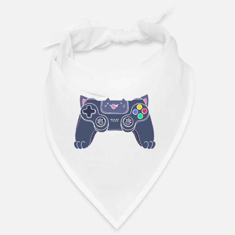 Halloween Black Cat Gaming Controller Bandana