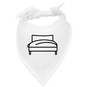 Bett - Bandana - Weiß - Vorne