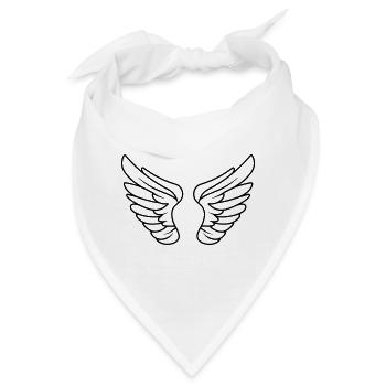 Engelsflügel - Bandana - Weiß - Vorne