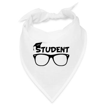 student - Bandana - Weiß - Vorne