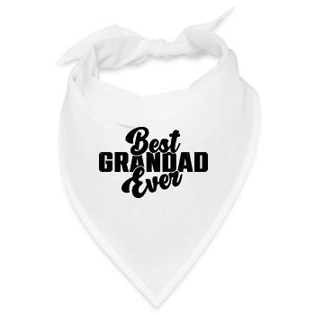 Bester Opa Der Welt - Bandana - Weiß - Vorne