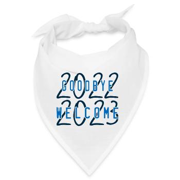 Willkommen 2023 - Bandana - Weiß - Vorne