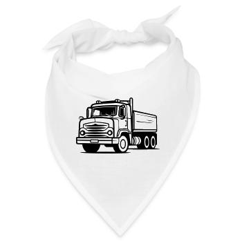 Lkw - Bandana - Weiß - Vorne