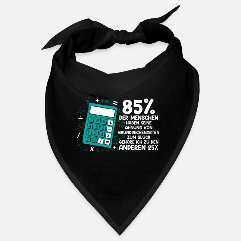 Mathe Mathematik Lehrer Rechner Bandana