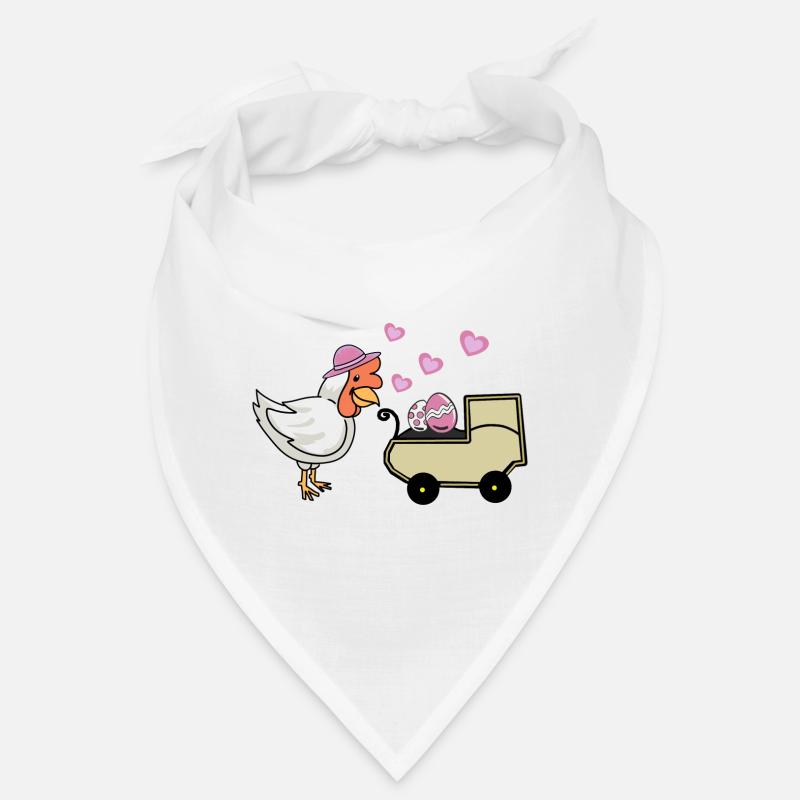 Poule, poulet, poulets, volaille, œufs de bébé Bandana