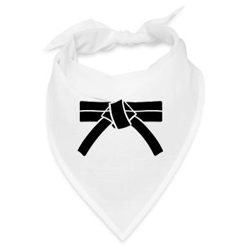 Gürtel - Bandana - Weiß - Vorne