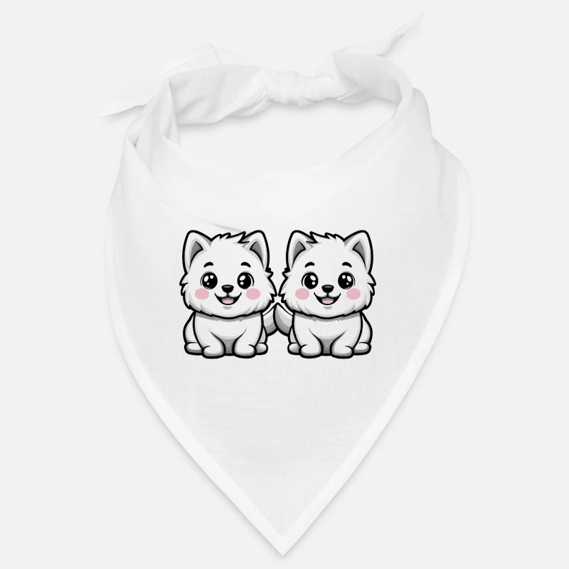 Bande dessinée Samoyède Dog Bandana