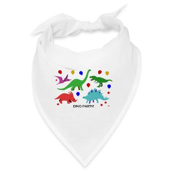 Dino - Bandana - Weiß - Vorne