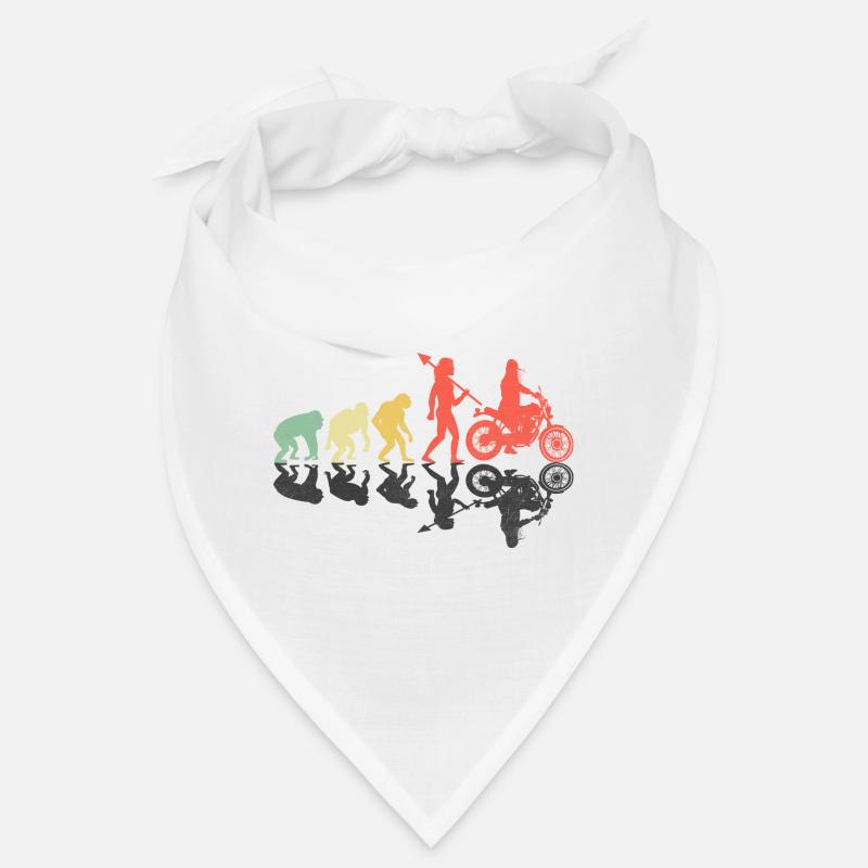 Retro Evolution Motorcycle Biker Mom Motorcyclist Bandana