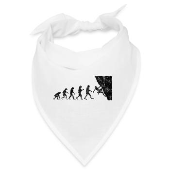 Klettern climbing Kletterer Bouldern Kletterwand - Bandana - Weiß - Vorne