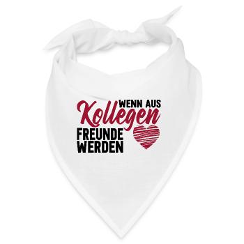 Abschiedsgeschenk Kollegen Jobwechsel - Bandana - Weiß - Vorne