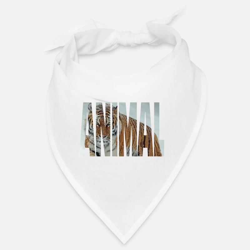 Tiger - Bandana - Weiß