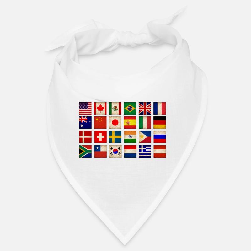 Drapeaux internationaux du monde - Drapeaux des pays Bandana