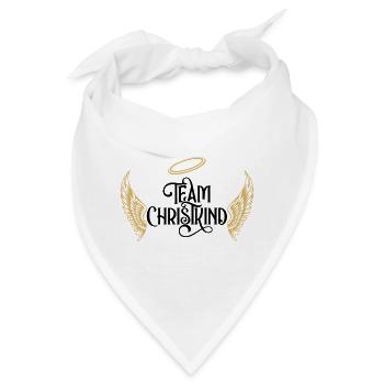 Team Christkind Heilig Abend Kostüm Familie - Bandana - Weiß - Vorne