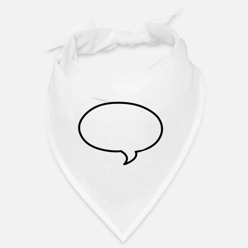 Speech bubble Speech bubble bulle Bandana