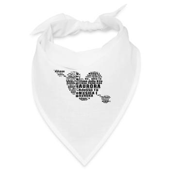 L`Aurora ,Terra Promessa,Adesso Tu, Italo Hit - Bandana - Weiß - Vorne