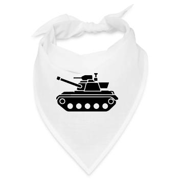 Panzer - Bandana - Weiß - Vorne