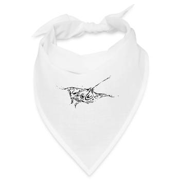 Rochen - Bandana - Weiß - Vorne