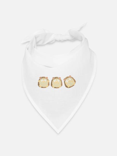 Les hérissons sont mon animal drôle hérisson - Bandana - blanc