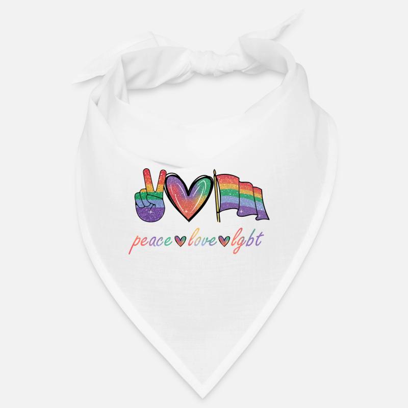 Schwul Lesbisch Regenbogen T-Shirt Geschenkidee Bandana