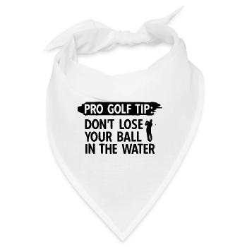 Golfplatz zum Golfen Golf - Bandana - Weiß - Vorne