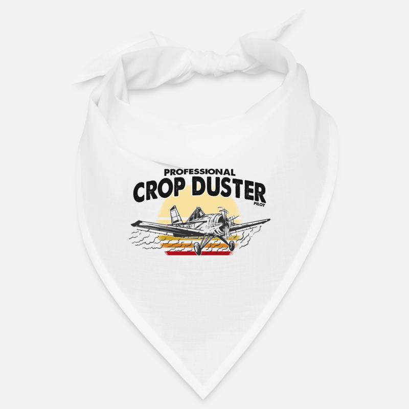Professioneller Crop Duster Pilot, Antenne Bandana