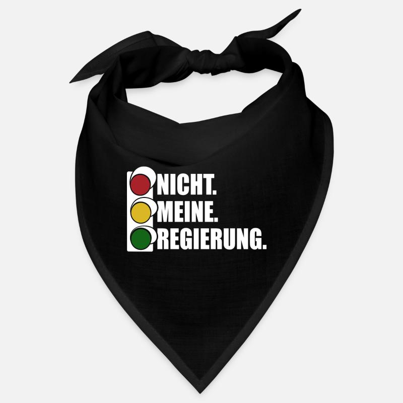 Ampel - Nicht meine Regierung - Spruch Bandana