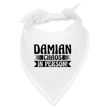 Vorname Damian - Bandana - Weiß - Vorne