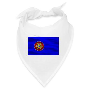 Wer Flagge - Bandana - Weiß - Vorne
