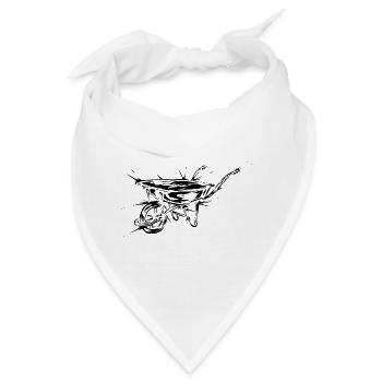 Gärtner Schubkarre - Bandana - Weiß - Vorne