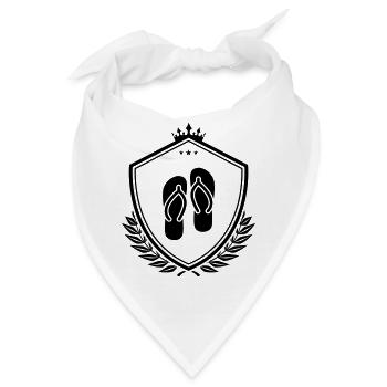 Badelatschen icon - Bandana - Weiß - Vorne