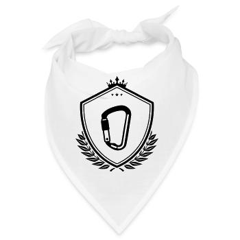 Kletterausrüstung Karabiner - Bandana - Weiß - Vorne