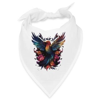 Power Of The Humming Bird - Bandana - Weiß - Vorne