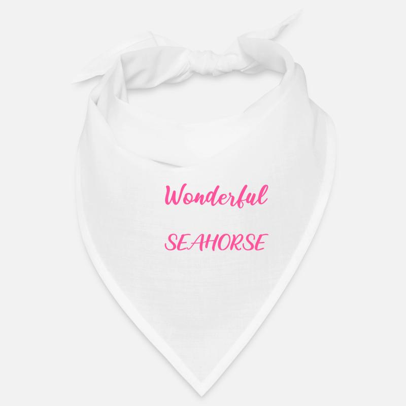 Wunderbares Seepferdchen Thalasophil Geschenk Bandana