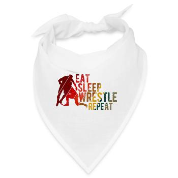 Grappling Martial Arts Wrestling - Bandana - Weiß - Vorne