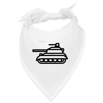 Panzer - Bandana - Weiß - Vorne