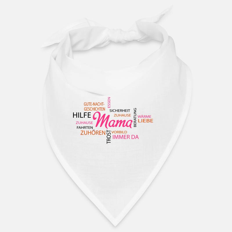 Mama - Bandana - Weiß