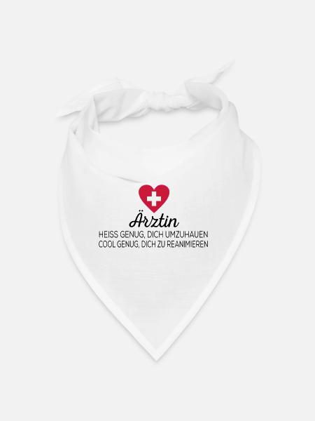 Ärztin - Bandana - Weiß