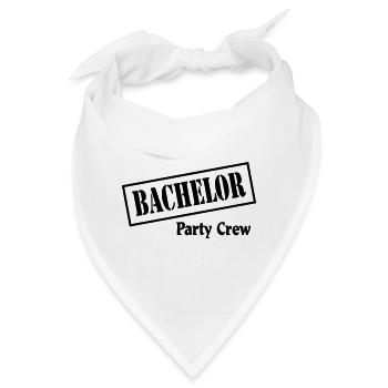 Bachelor Party Crew - Bandana - Weiß - Vorne