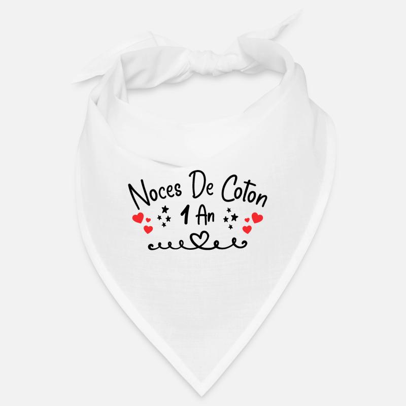 noces de coton - Bandana - blanc