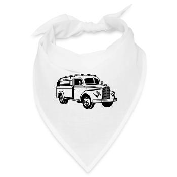 Lkw - Bandana - Weiß - Vorne