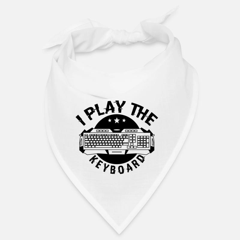 I Play The Keyboard Present For Coding Lover Gamer Bandana