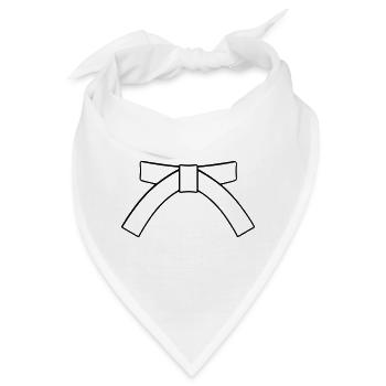 Gürtel - Bandana - Weiß - Vorne